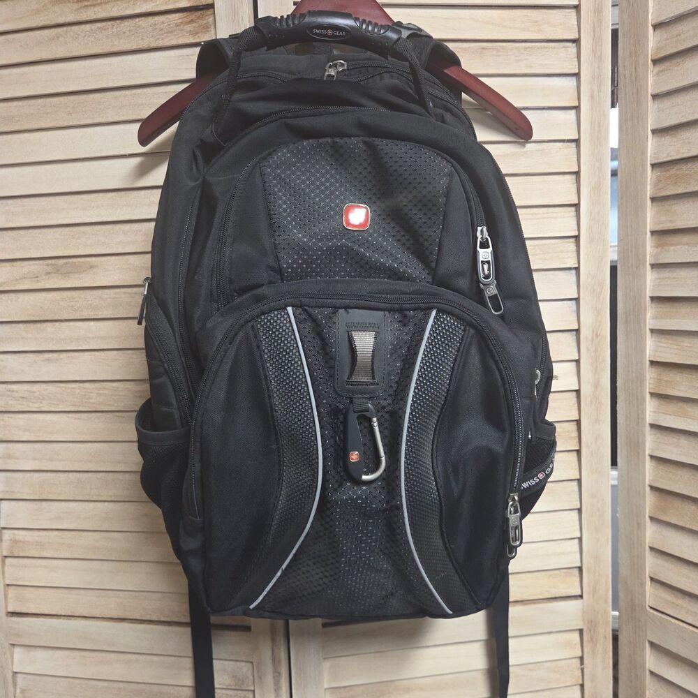 Swiss Gear 1900 Scan Smart Laptop Airflow Backpack Black Durable